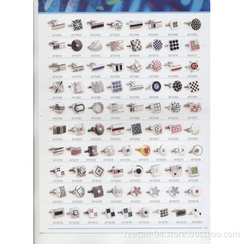 Rhinestone Cufflinks (P007)